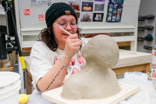 student sculpture